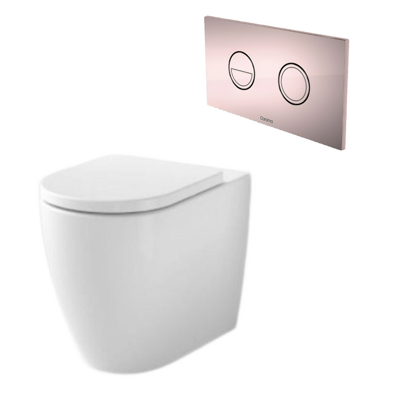 Caroma Urbane II Cleanflush Invisi Series II Wall Faced Suite (with GermGard)