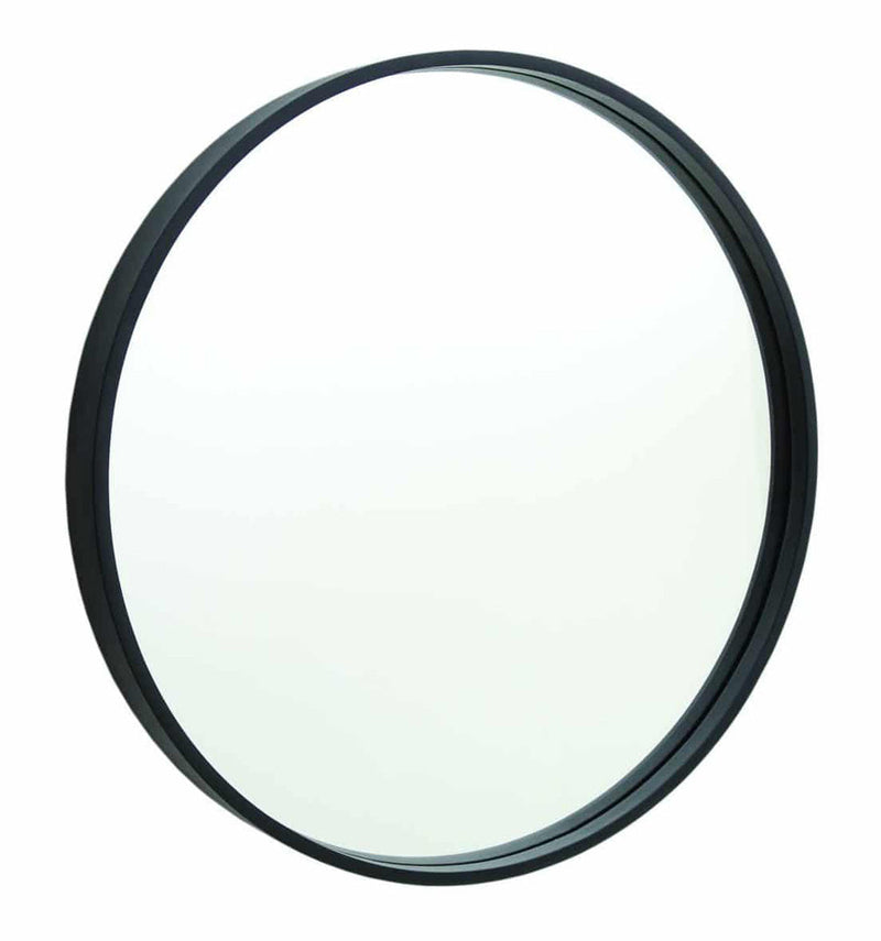 Thermogroup Contractor 600mm Diameter Round Black Frame Mirror