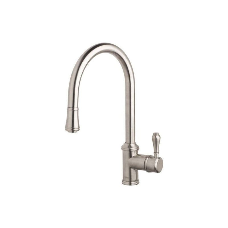 Armando Vicario Provincial Single Lever Kitchen Pull Out Mixer - Brushed Nickel