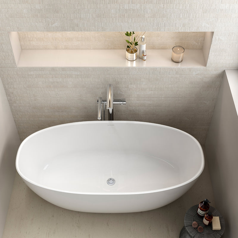 Victoria + Albert Barcelona 1500mm Freestanding Bath - Gloss White