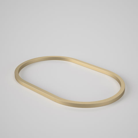 Caroma Liano II 530mm Pill Basin Dress Ring - Brushed Brass