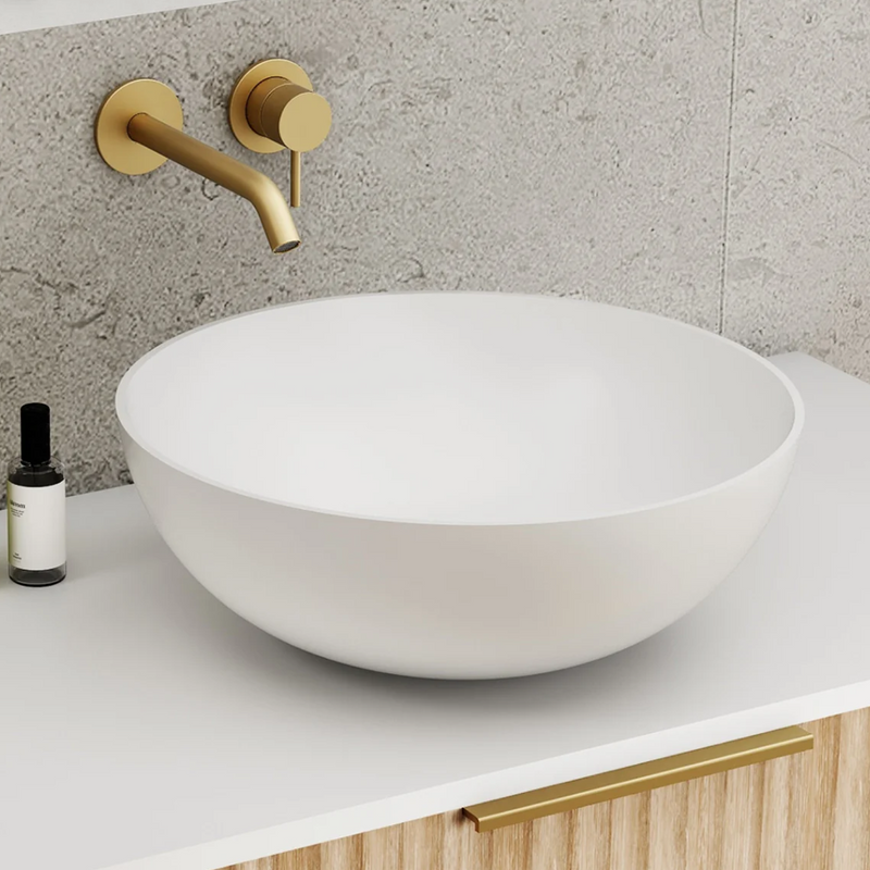 Cassa Design Auris Slim Above Counter Basin - Matte White