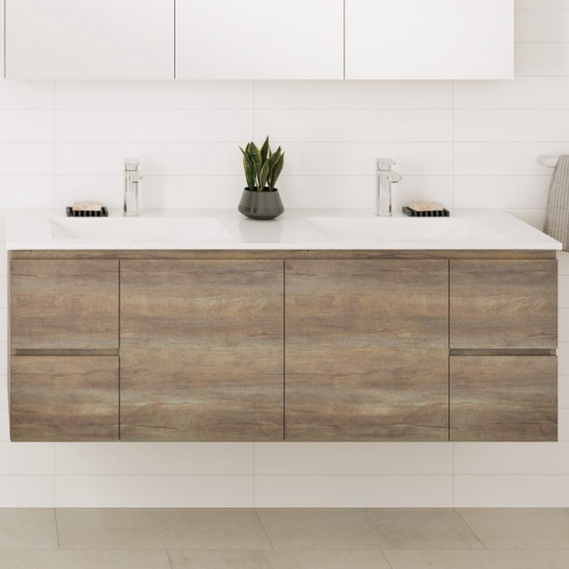 Fienza Carmen 1500mm Wall Hung Vanity - Artisan Beamwood