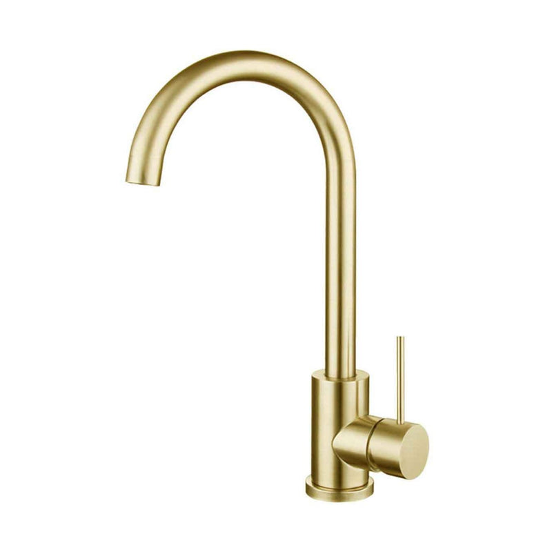 Verotti City Life Inox Kitchen/Laundry Mixer - Brushed Brass