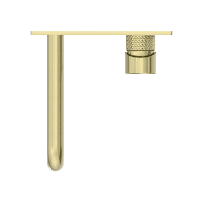 Nero Opal Wall Basin/Bath Mixer 160mm - Brushed Gold