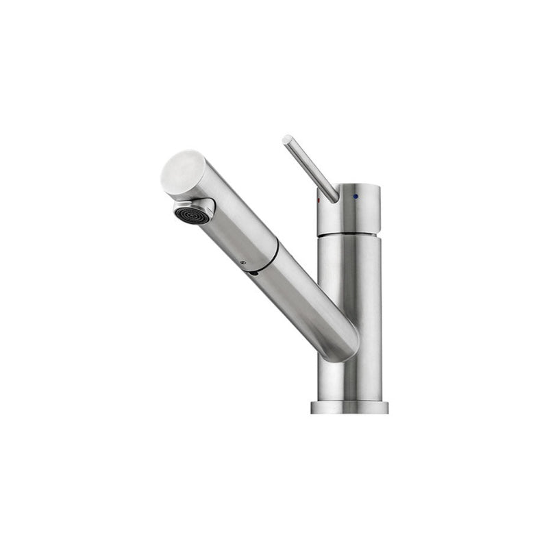 Oliveri Essente Stainless Steel Swivel Pull Out Mixer SS2515 - Stainless Steel