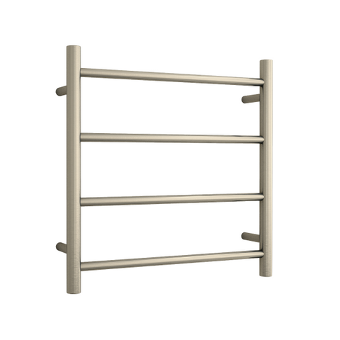 Thermogroup Brushed Nickel Round Ladder Heated Towel Rail - SR25MBN