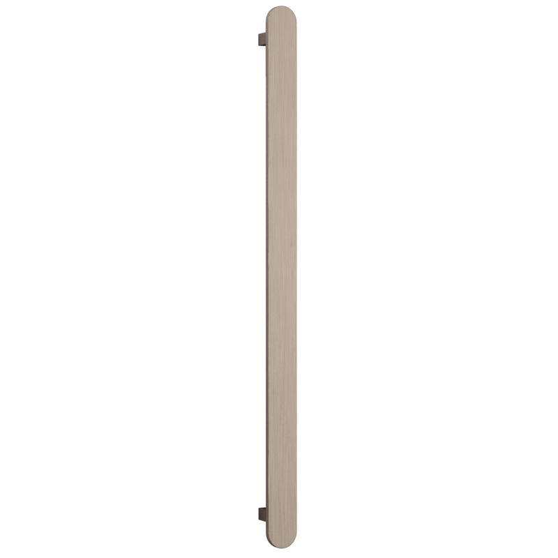 Thermorail 12V Flat/Pill Vertical Bar 900mm - VP900BN Brushed Nickel