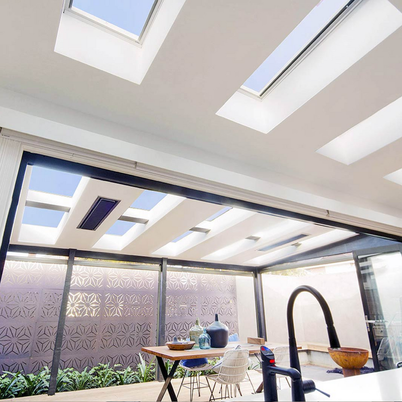 Velux VCM 870 x 870mm Manual Flat Roof Skylight