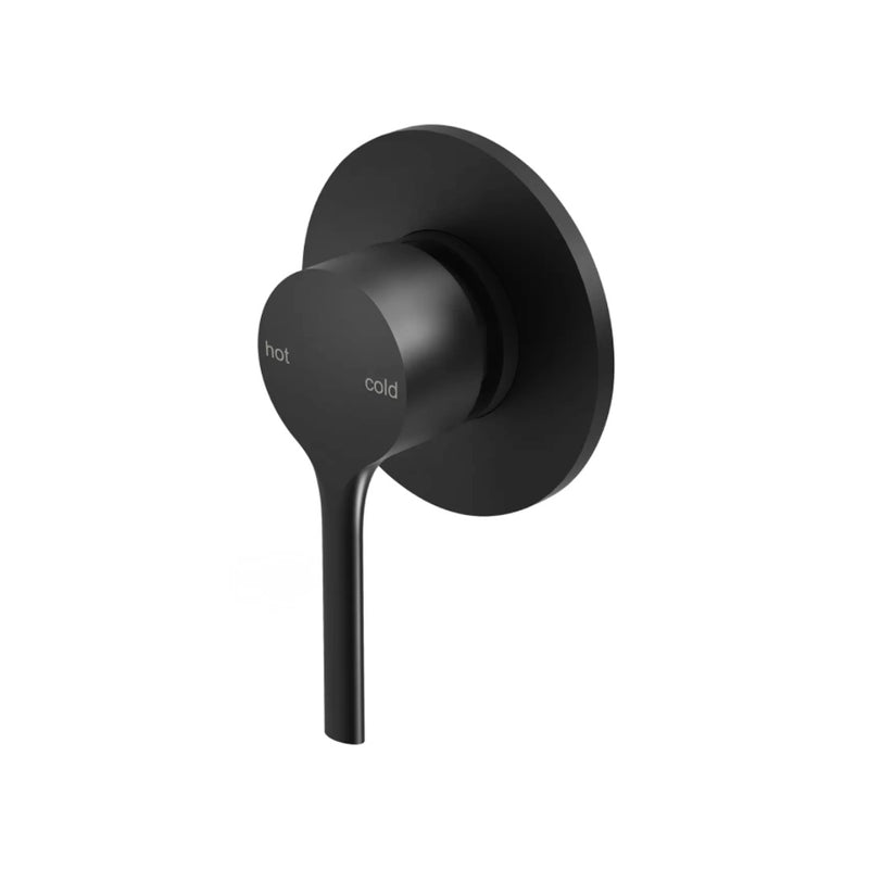 Phoenix Vivid Slimline Oval SwitchMix Shower/Wall Mixer - Matte Black