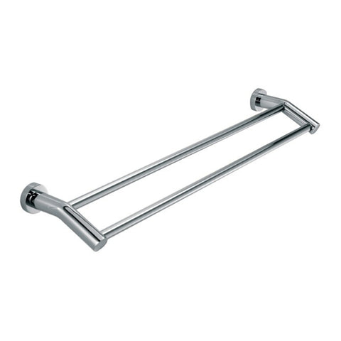 Caroma Cosmo Metal Double Towel Rail 630mm Chrome