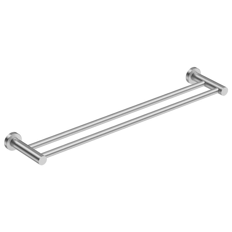 Bathe Bathroom Butler 4600 Premium Series Double Towel Rail - 650mm - Brushed