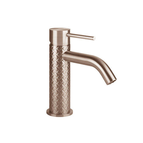 Gessi 316 Intreccio Basin Mixer - Brushed Copper