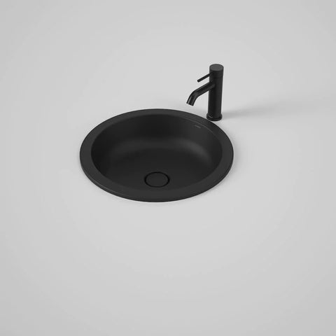 Caroma Liano II 440mm Round Under/Over Counter Basin - Matte Black