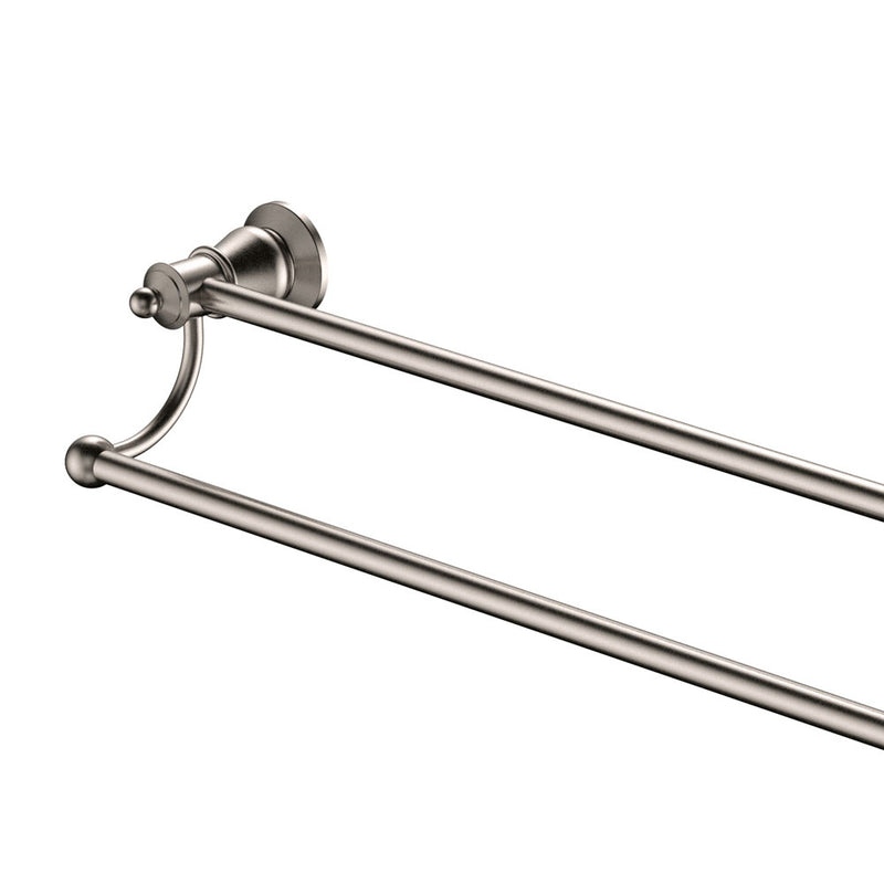 Fienza Lillian Double Towel Rail - Brushed Nickel