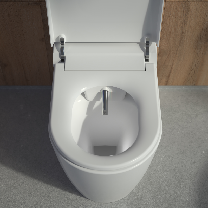 Caroma Urbane II Bidet Cleanflush Easy Height Close Couple Back Entry Suite - 848711W