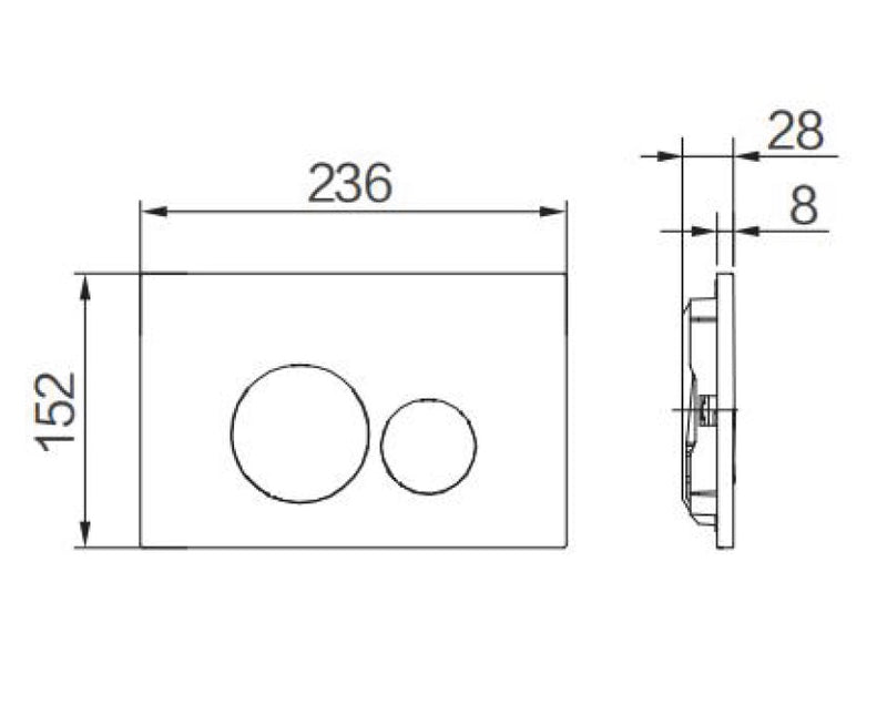 Villeroy & Boch Subway 3.0 Wall Hung Toilet incl/Argent 80 Cistern & Argent Plate