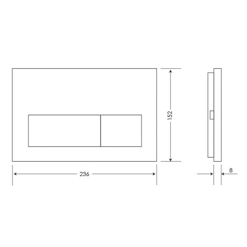 Villeroy & Boch Subway 3.0 Wall Hung Toilet incl/Argent 80 Cistern & Argent Plate