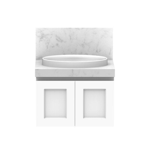 ADP London Solid Surface Wall Hung Vanity - Cass Brothers