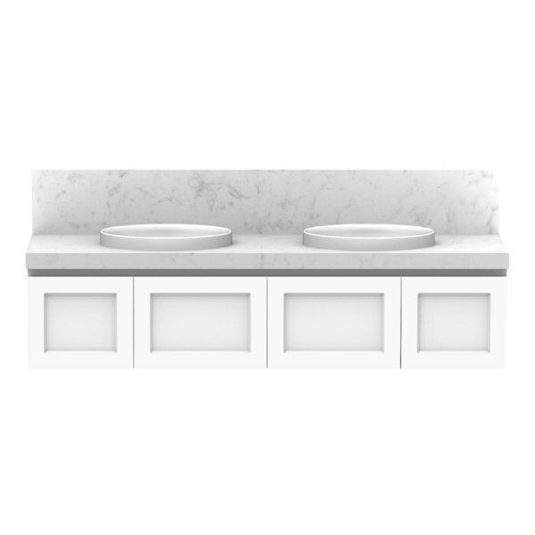 ADP London Solid Surface Wall Hung Vanity - Cass Brothers