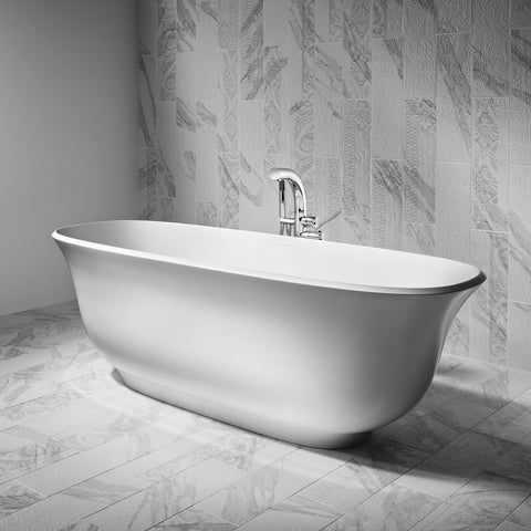 Victoria + Albert Amiata 1650mm Freestanding Bath - Gloss White