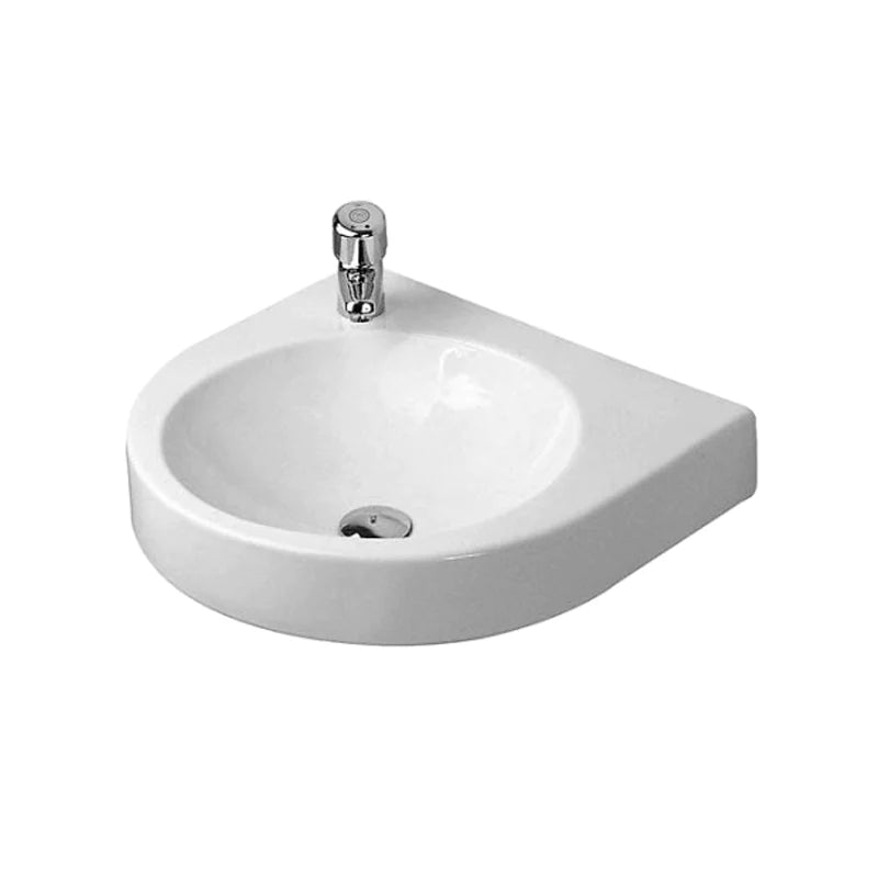 Duravit Architec Washbasin - Left Tap Hole - 1 Tap Hole - Gloss White