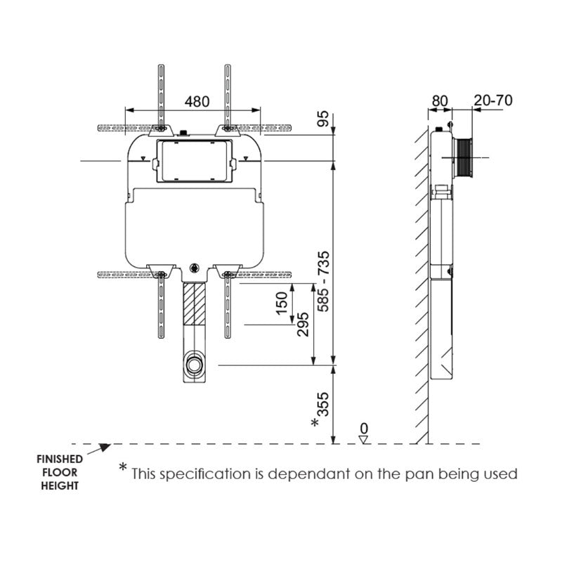 Argent Grace Hygienic Flush Wall Faced Package - Cass Brothers