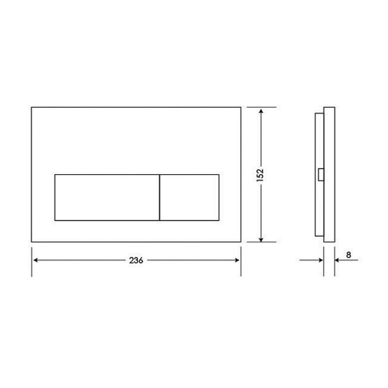 Argent Grace Hygienic Flush Wall Faced Package - Cass Brothers