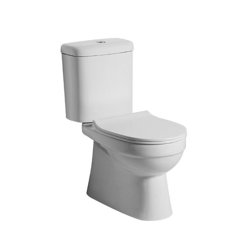 Argent Pace S-Trap Close Coupled Toilet with Hygienic Flush