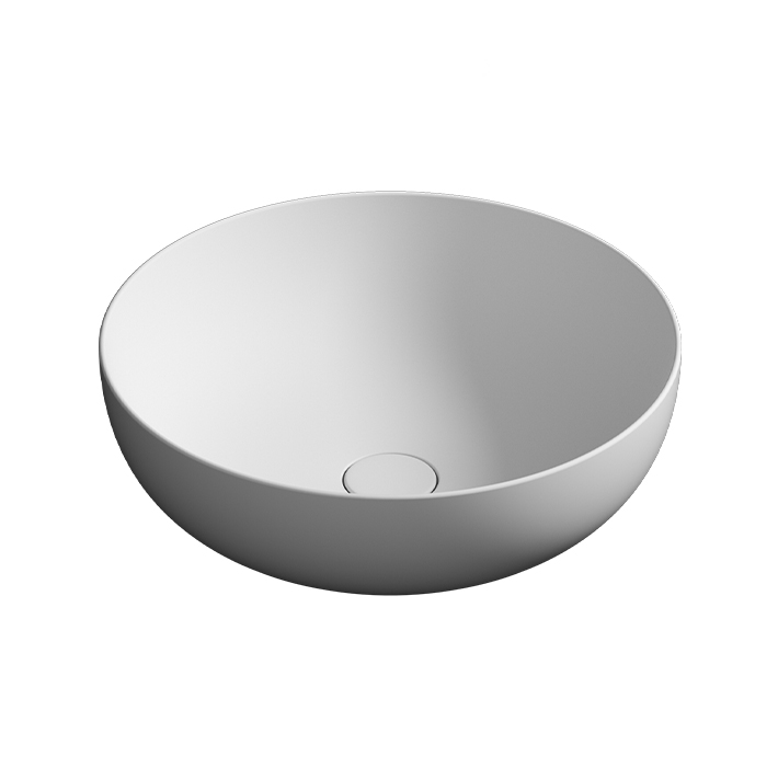 Parisi Pod 450x450 Bench Basin - Matte White