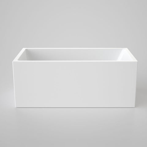 Caroma Liano 1400mm Rectangular Freestanding Bath No Overflow - Gloss White