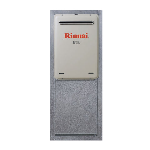 Rinnai Lockable Recess Box Galvanised Steel RBOX04L