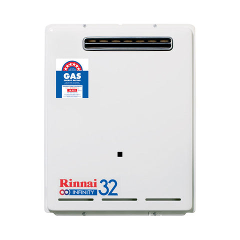 Rinnai Infinity 32 Continuous Flow Hot Water System Natural Gas 50°C