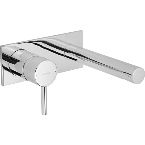 Hansa Vantis Pin Wall Mounted Basin-Bath Mixer - Chrome